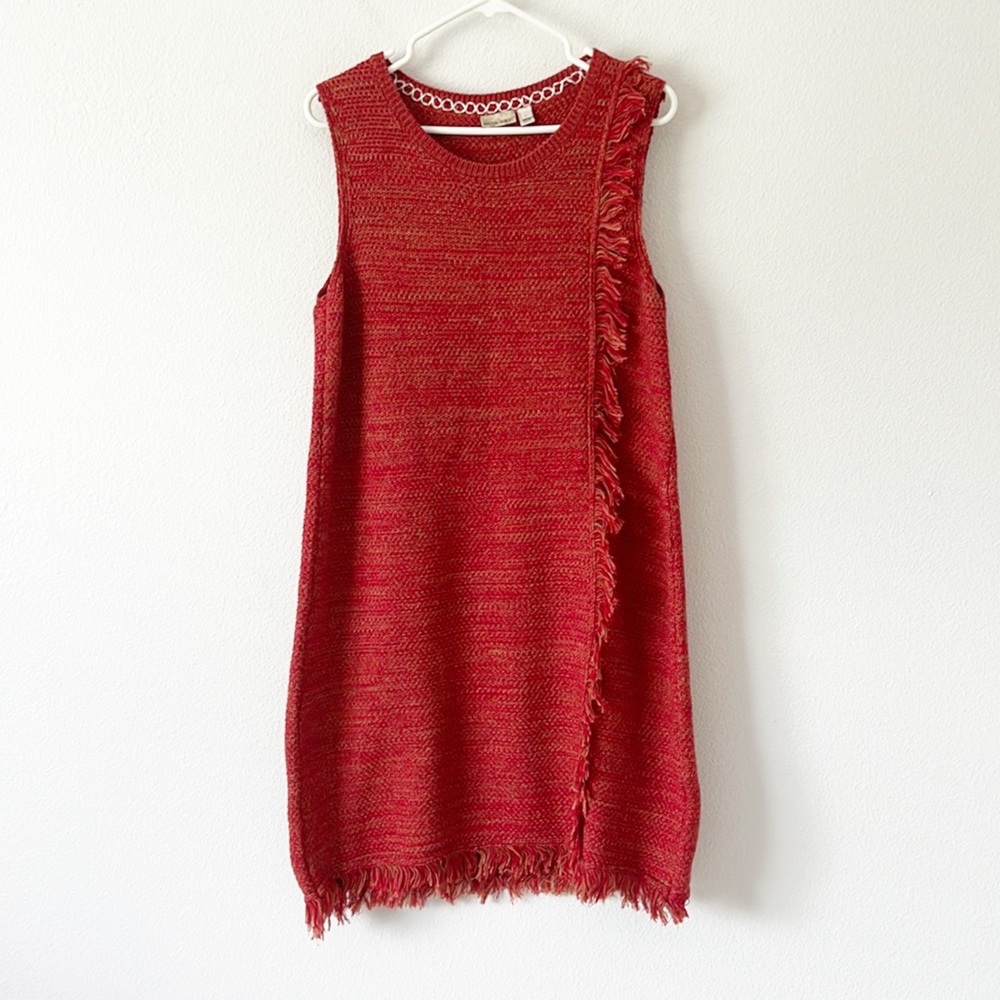 Anthropologie Holding Horses Fringed Sweater Dress